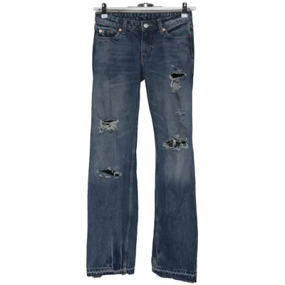 Spijkerbroek (Arrow Low Straight Jeans) van Weekday Katoen