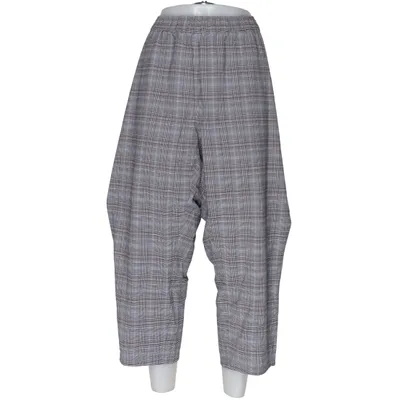 Byxor (Grå, Flerfärgad) från Selection by Ulla Popken Bomull, Elastan, Polyester, Viskos