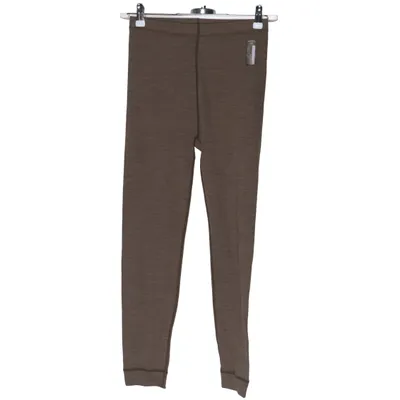 Pantalon thermique (Marron) de Merino Laine de mouton, Polyamide, Polyester