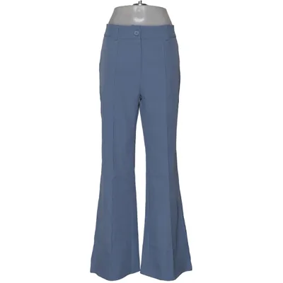 Pantalon patte d'éléphant (Bleu) de Jewel Élasthane, Viscose