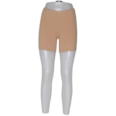 Short cycliste (Beige) de American Apparel Coton, Élasthane