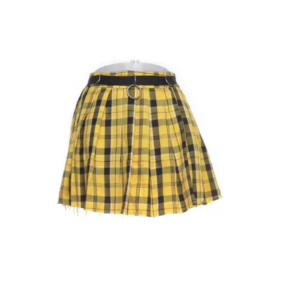 Skirt (Yellow, Black) from Current Mood Elastane, Polyester