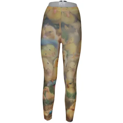 Leggings (Gul, Flerfarvet) fra ASOS Tall Elastan, Polyamid, Polyester