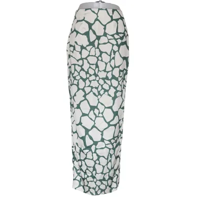 Maxirock (Grün, Weiß) von PrettyLittleThing Polyester