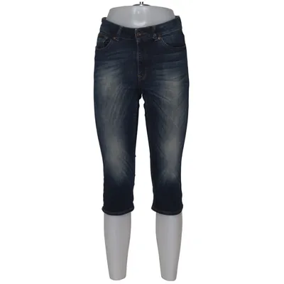 Trekvart bukser (Blå) fra Denim by Lindex Bomuld, Elastan, Polyester