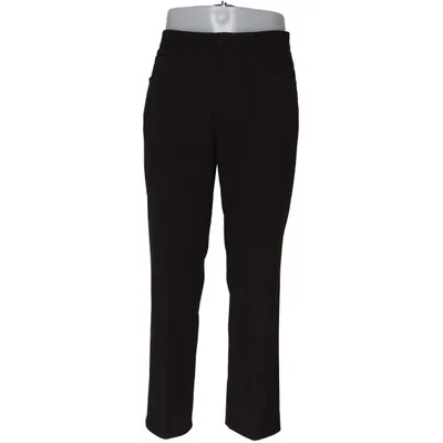 Kostuumbroek (Bruin) van Alberto Elastaan, Polyester, Viscose