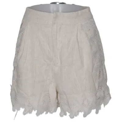 Shorts (Beige) från Frime Linne, Polyester, Viskos