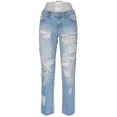 Jeans (Blå) från ONE Bomull