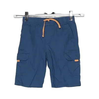 Shorts cargo (Bleu) Coton, Polyester