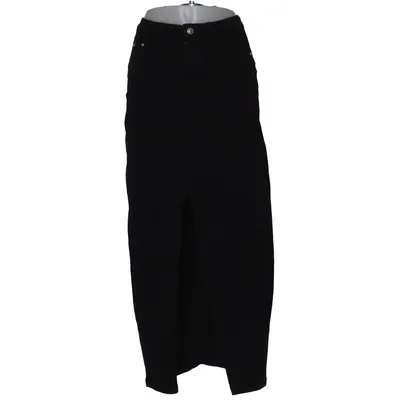 Denim skirt (Black) from Princess Polly Cotton, Elastane, Recycled polyester, Viscose