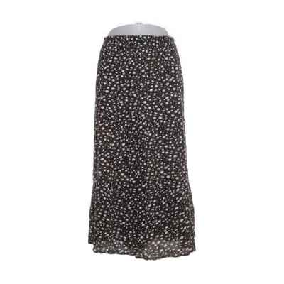 Långkjol (Svart, Flerfärgad) från Happy Holly Viskos