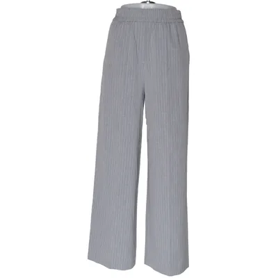 Pantalon patte d'éléphant (Gris) de Even & Odd Polyester recyclé, Viscose