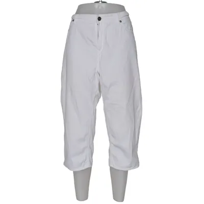 Three-quarter pants (White) from Joy Jeans Cotton, Elastane