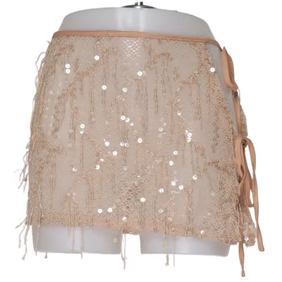 Strandnederdel (Beige) fra Fashion Nova Elastan, Polyester