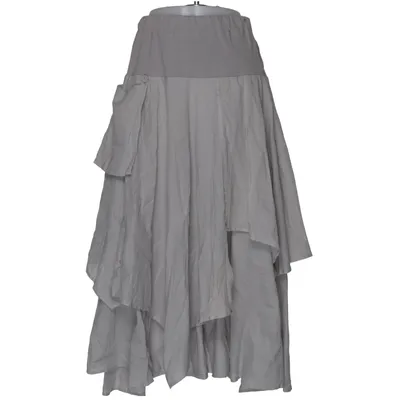 Jupe longue (Gris) de Olars Ulla Coton, Élasthane