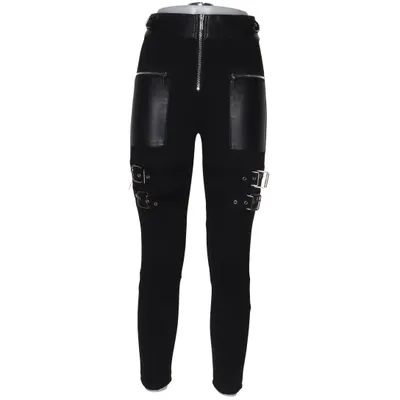 Bukser (Sort) fra Maniére de Voir Elastan, Polyester, Polyurethan