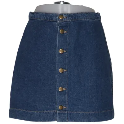 Jeansnederdel (Blå) fra American Apparel Jeans Bomuld