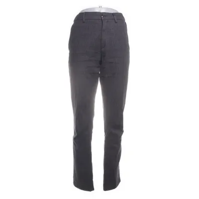 Kostuumbroek (Blauw, Meerkleurig) van Massimo Dutti Katoen, Elastaan