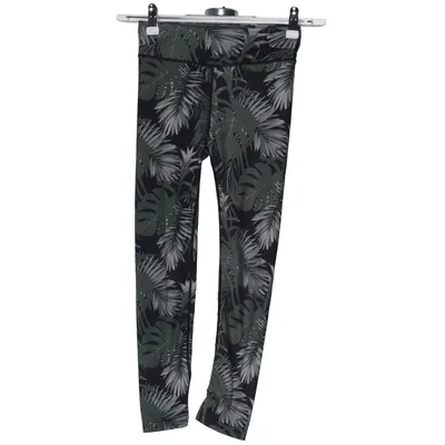 Collants de sport (Vert, Noir) de Iconic Élasthane, Polyester