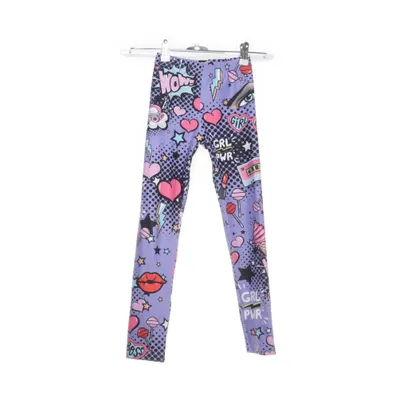 Leggings (Purple, Multicolored) from Maya Freya Elastane, Polyester