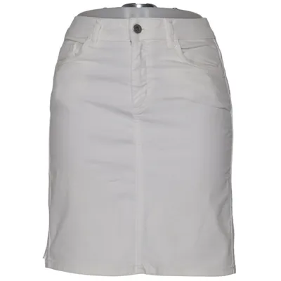 Spijkerrok (Wit) van Soaked in Luxury Katoen, Elastaan, Polyester, Viscose