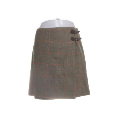 Slå om-nederdel (Grøn) fra GANT Uld, Viscose, Cupro
