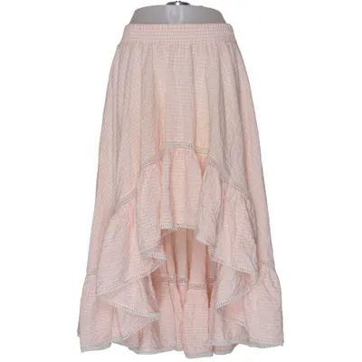 Nederdel (Pink, Hvid) fra By Malina Bomuld, Polyester