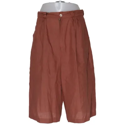 Shorts (Brown) from Anna Modeller Linen, Polyester