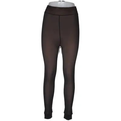 Pantalon thermique (Marron, Noir) de Fascino Élasthane, Polyester