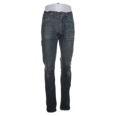 Spijkerbroek (Blauw) van Nudie Jeans Organisch katoen, Elastaan