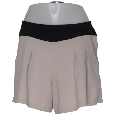 Shorts (Beige, Black) from Lily White Elastane, Polyester, Viscose