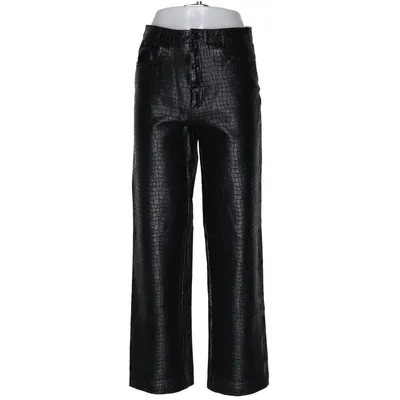 Pants (Black) from Nicki Studios x Gina Tricot Polyurethane, Viscose