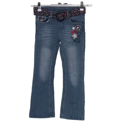Spijkerbroek (Blauw, Meerkleurig) van Dopo Dopo Girls Katoen, Elastaan, Polyester