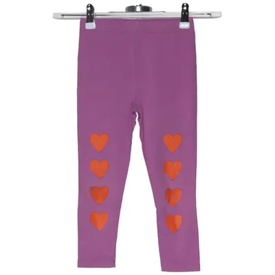 Leggings (Purple, Orange) from Tinycottons Elastane, Organic cotton