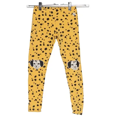 Leggings (Gul, Svart) från Lindex Bomull, Elastan