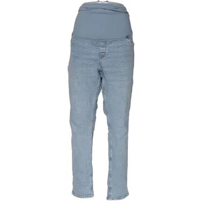 Jeans maternité (Bleu) de H&M Mama Coton, Élasthane, Polyester