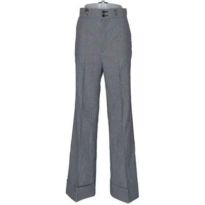Palazzo pants (Black, White) from Matisse