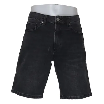 Short en jean (Gris) de Zara Coton, Élasthane