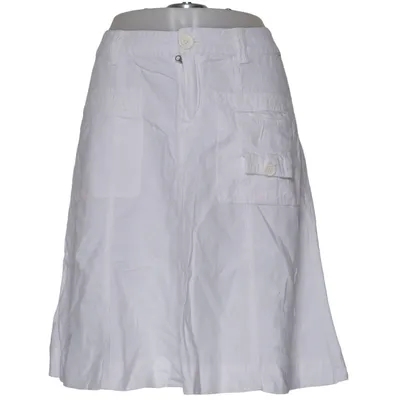 Rok (Wit) van Zara Trafaluc Linnen, Viscose