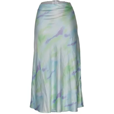 Maxi rok (Blauw, Groen, Lila) van Monki Elastaan, Polyester