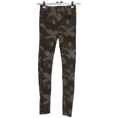 Jean (Vert, Marron, Beige) de Zara Trafaluc Denim Collection Coton, Élasthane