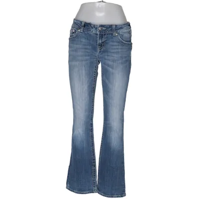 Jeans (Blå) från Miss Me Bomull, Elastan