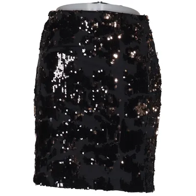 Kjol (Svart, Guldfärgad) från Ellos Polyester