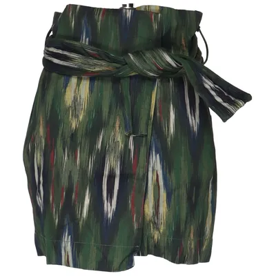 Wrap skirt (Green, Multicolored) from Mango Comitted Organic cotton, Polyester, Recycled cotton