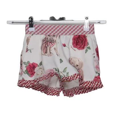 Shorts (White, Red, Multicolored) from Monnalisa Cotton, Polyester