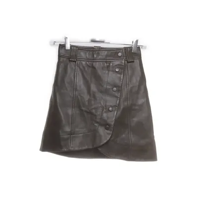 Leather skirt (Green) from Ganni Leather