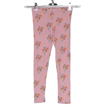 Leggings (Pink, Flerfarvet) fra Bobo Choses Elastan, Økologisk bomuld