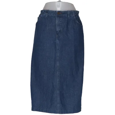 Jeanskjol (Blå) från Lee Bomull, Polyester