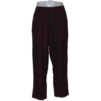 Pantalon de pyjama (Rouge, Noir) de Uniqlo Coton, Viscose