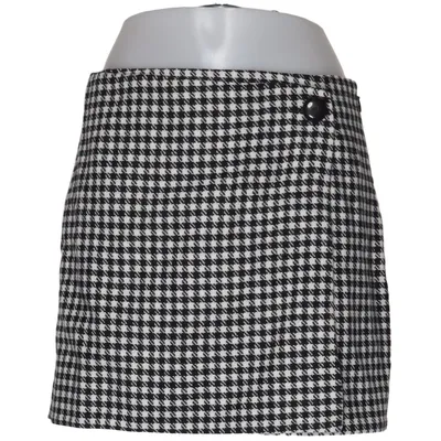 Wrap skirt (Black, White) from Sézane Polyamide, Viscose, Wool